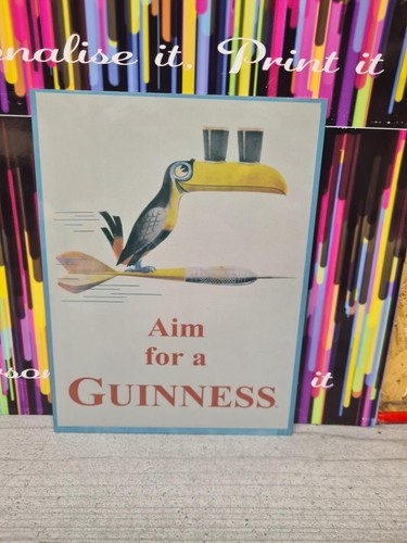 Guinness aim for metal tin - aim, a