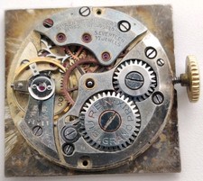 Rare Buren Grand Prix Cal. 300 High Grade 17 Jewel watch movement Running 