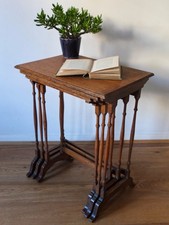 A Fine Edwardian Mahogany Nest
