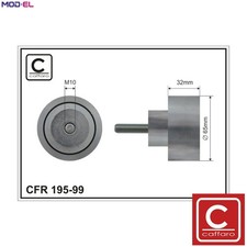 DEFLECTIONGUIDE PULLEY VRIBBED