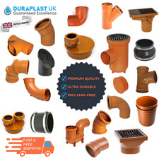 110MM Underground Drainage Pipe & Fittings | Free Postage