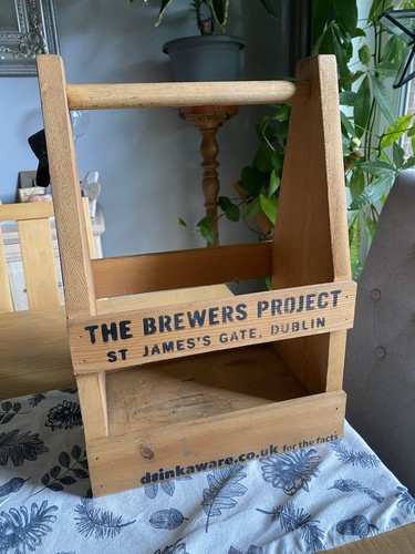 Guinness wooden beer box - guinness,