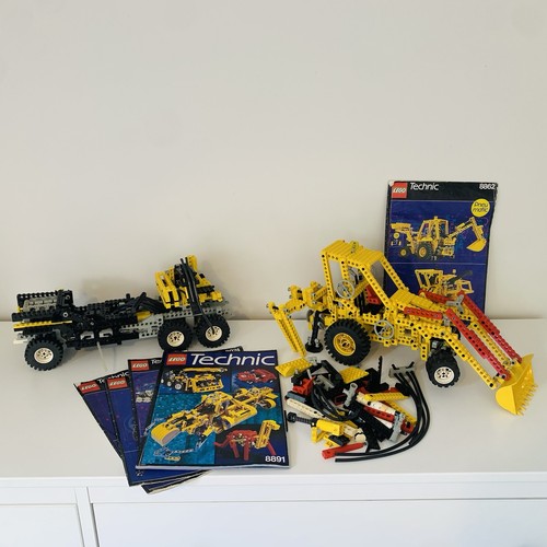 Lego technic 8862 backhoe - lego,