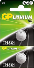 2x CR1632 KEY FOB BATTERY FOR