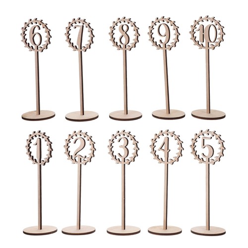 Pcs table number holder - 10,
