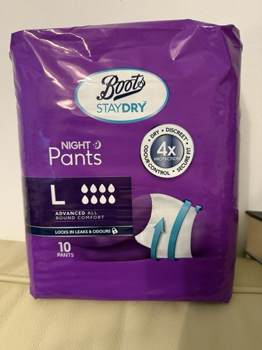 Boots staydry night - pads, size