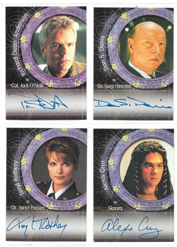 Stargate autograph - sg-1,