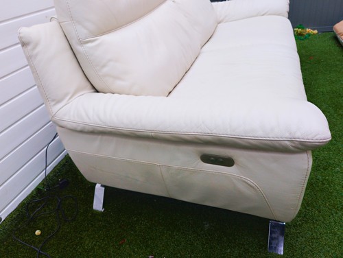 White leather electric - white,