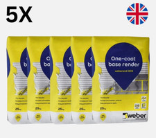 5 x Weber One Coat Base Render