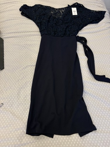 Lipsy navy lace top body - body, con
