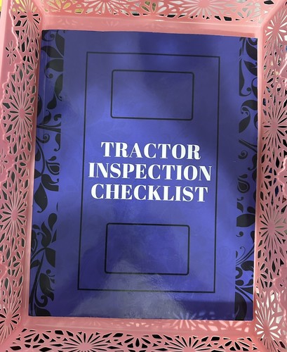 Tractor inspection checklist - tractor,