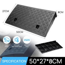 2x Heavy Duty Ramp Kerb Ramps Driveway Car Vehicle Threshold Ramp Curb Tool UK