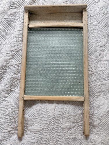 Vintage large bleached wood - bleached,