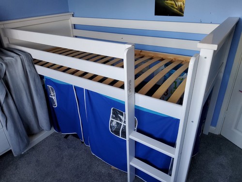 Mid sleeper bed single white - bed,