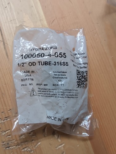 Hydra zorb 100050 - 100050-4-655, 1/2"