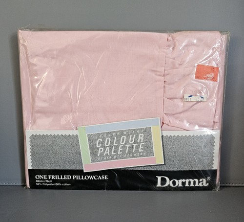 Dorma frilled pillowcase pink - dorma,