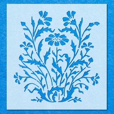 Flower Plant Garden Stencil