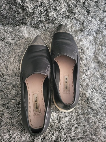 Miu prada black leather - miu, by