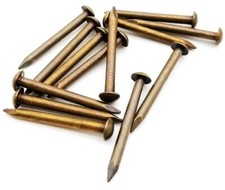Assorted Sizes Bronze Brass Pins 1.5mm 2mm Nails Small Round Head Tack Wall T30