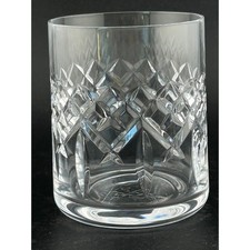 Waterford Crystal Lismore Diamond Cut Double Old Fashioned Whiskey Glass