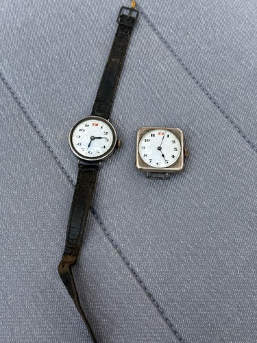 Silver ww1 trench watches - 2,