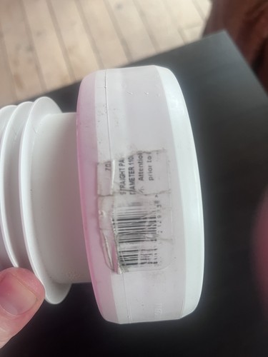 Straight pan connector - wc, to