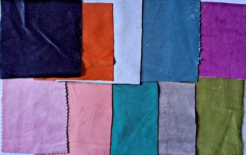 Velvet fabric scraps off cuts - fabric,