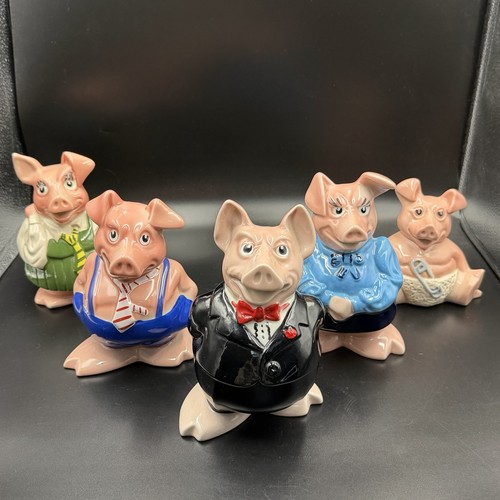 Full set natwest piggy - of, 5