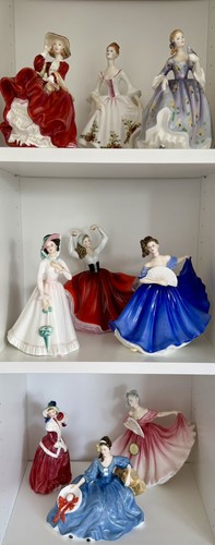 Royal doulton lady figurines - doulton,