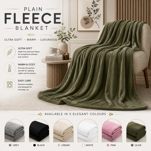 Large fleece blanket sofa - large, bed