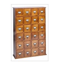 Leslie Dame CD-288 Walnut Wood Compact Disc Multimedia DVDs CDs Storage Cabinet
