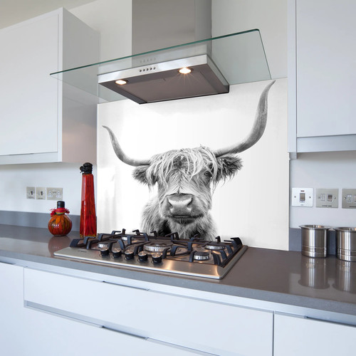 Highland cow iii toughened - cow,