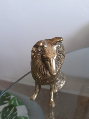 Brass figure rough coated - of, a