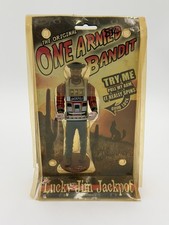 VINTAGE THE ORIGINAL ONE ARMED BANDIT LUCKY JIM JACKPOT TOY DOLL CASINO NEW
