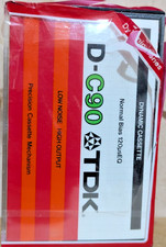 TDK D-C90 1979 Blank Audio
