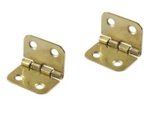 2 x Mini 1"/25mm BRASS PLATED
