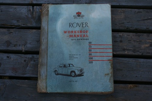 Rover workshop manual bit - manual, a