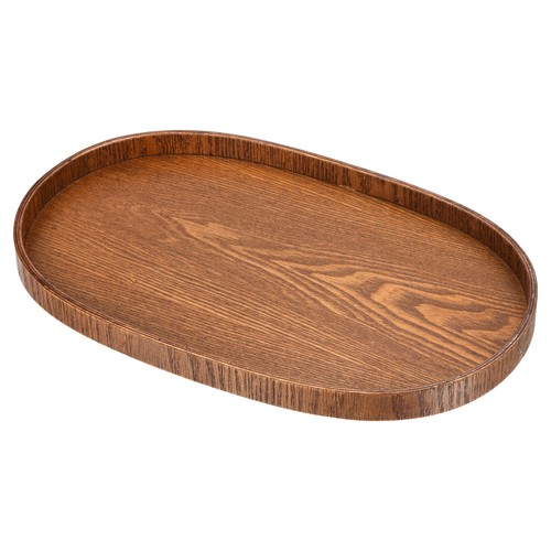 15x10 wood serving tray oval - wood,