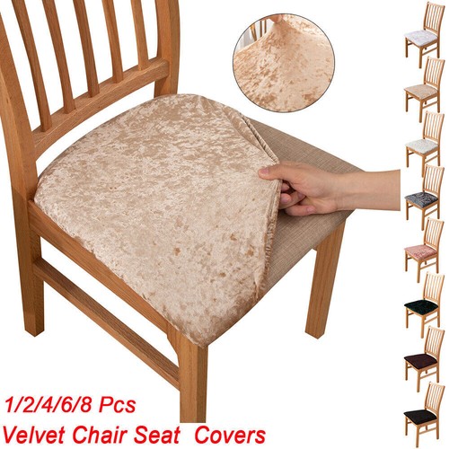 Crushed velvet dining chair - velvet,