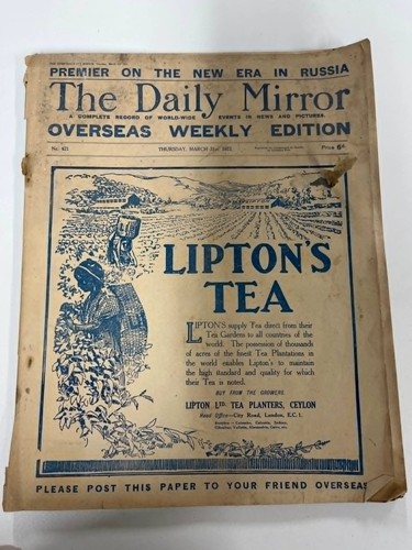 1921 daily mirror newspapers - mirror,