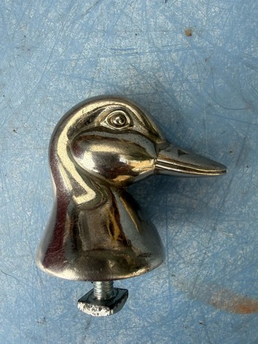 Vintage metal duck head - duck,