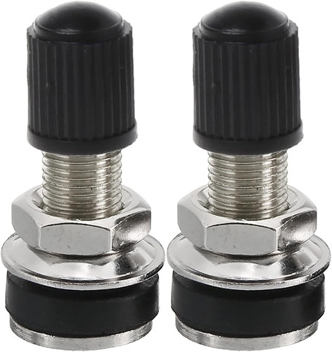 2pcs metal tyre valve stems - metal,
