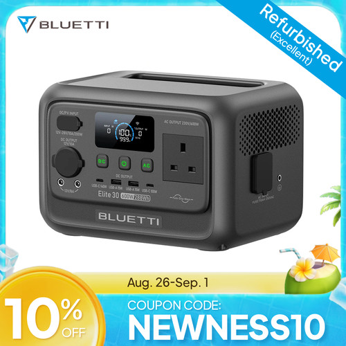 Bluetti elite 288wh 600w - bluetti,