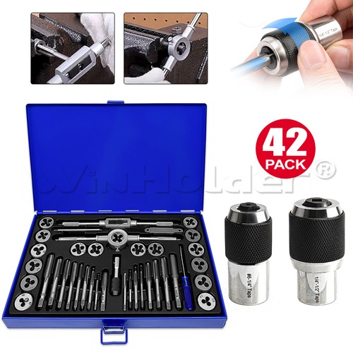 40pc tap and - die, metric