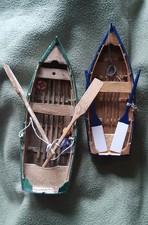 Two Hand Made Wooden Miniature