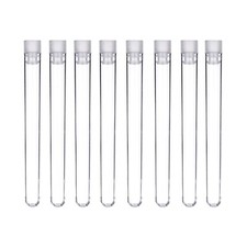 Clear Plastic Test Tubes & cap