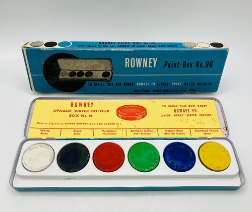 Vintage rowney paint box - vintage,