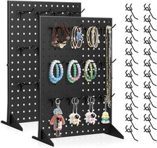 2 Pack Peg Board Display Stand