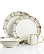 Denby 263038 Truffle Layers 4 Piece Stoneware Dinnerware Service Set