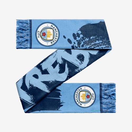 Man city scarf treble - man,